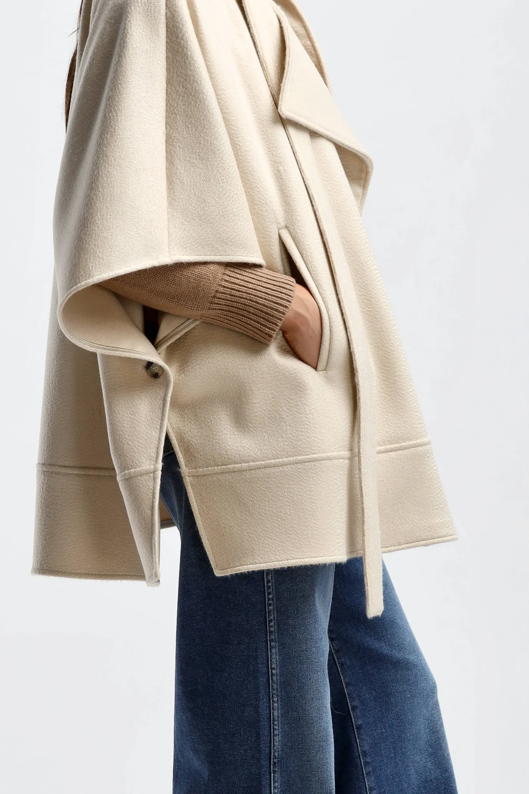 Femme Max Mara Cape Haven A Sand