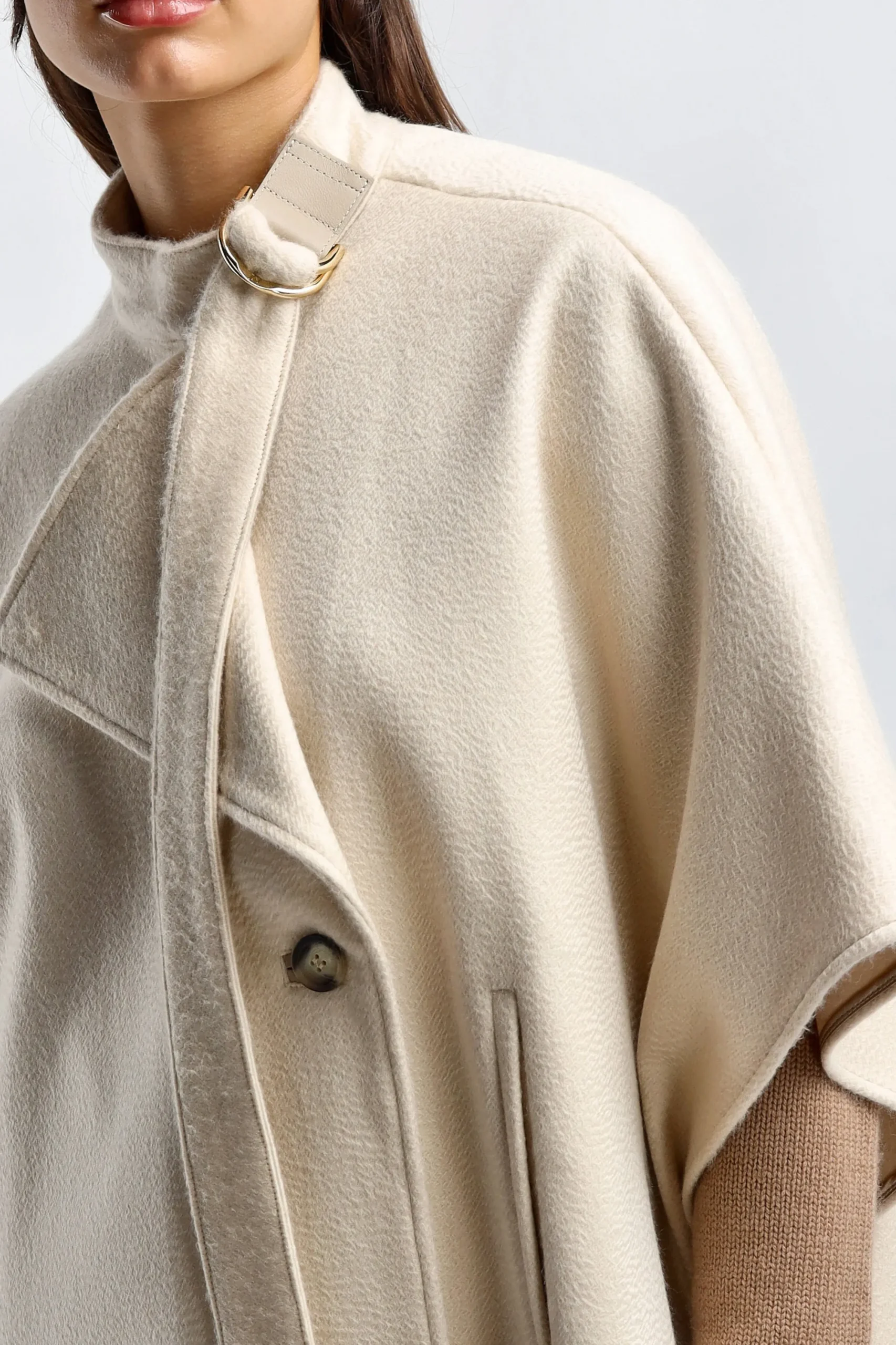 Femme Max Mara Cape Haven A Sand