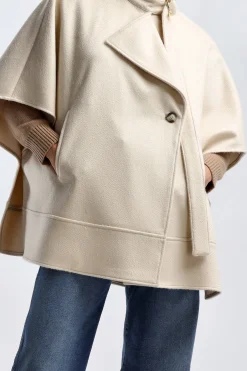 Femme Max Mara Cape Haven A Sand