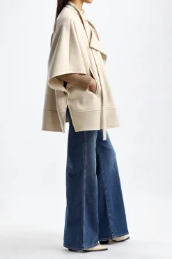 Femme Max Mara Cape Haven A Sand