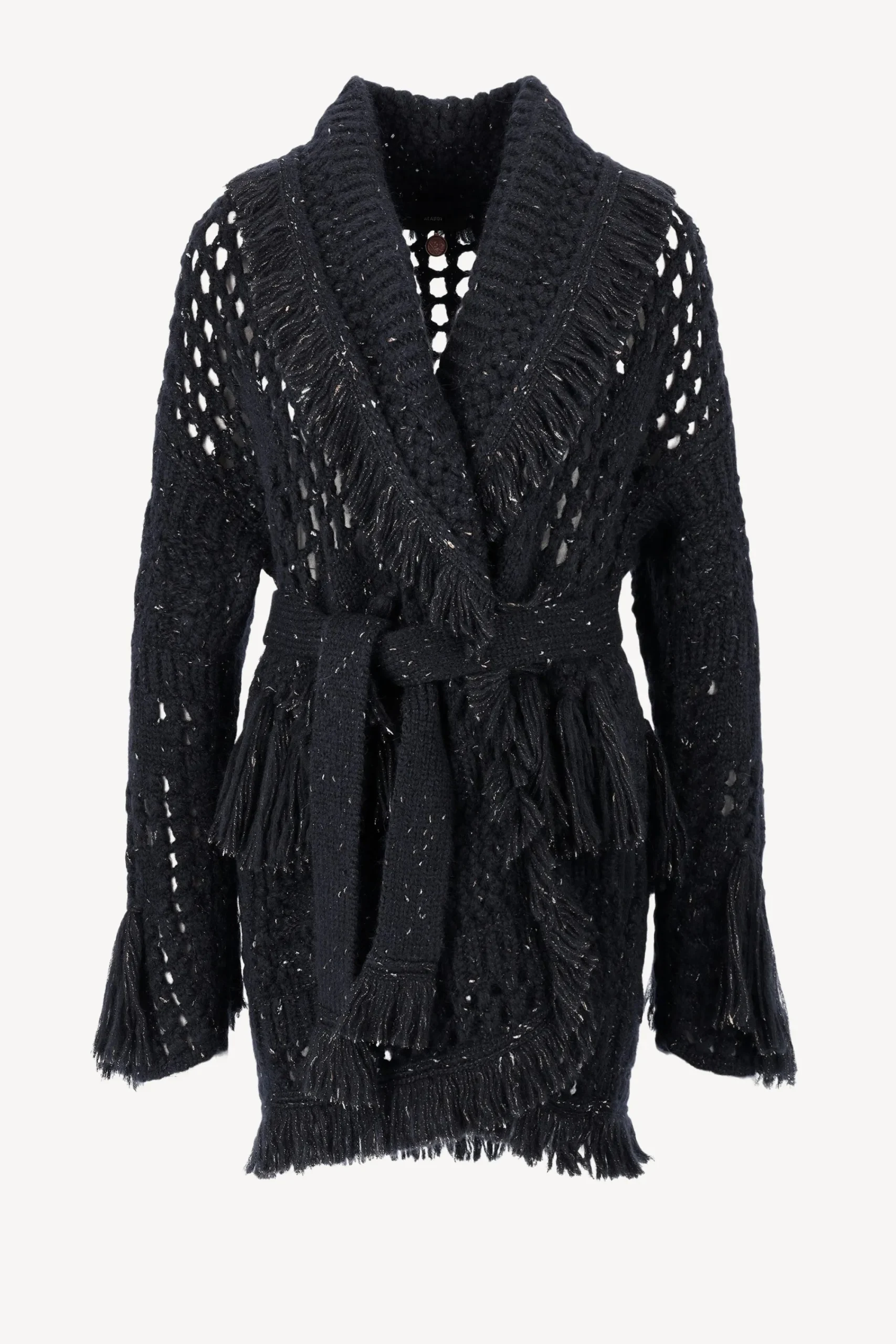 Femme Alanui Cardigan Astral En Bleu Nuit