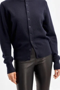 Femme Extreme Cashmere Cardigan Be Game N°283 En Bleu Marine