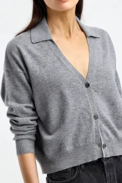 Femme Anita Hass Cardigan Belle En Gris