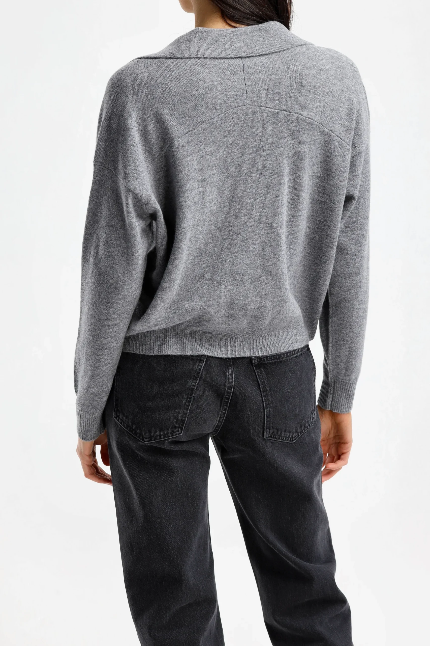 Femme Anita Hass Cardigan Belle En Gris