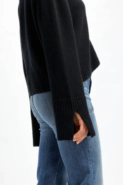 Femme Allude Cardigan Boxy En Noir
