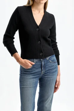 Femme Nili Lotan Cardigan Caldorf En Noir
