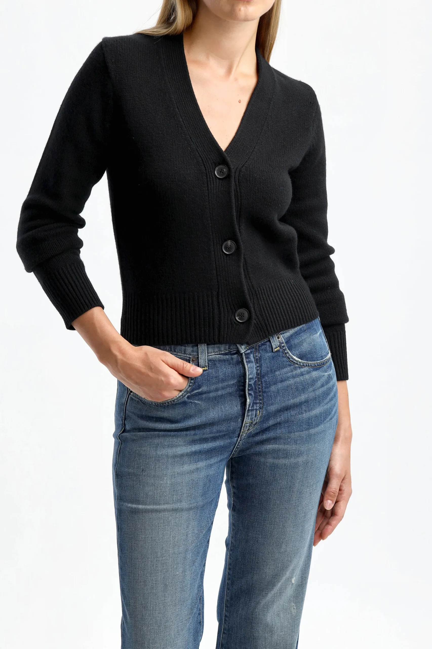 Femme Nili Lotan Cardigan Caldorf En Noir