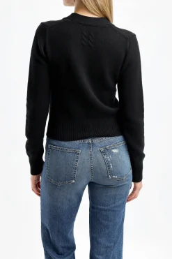 Femme Nili Lotan Cardigan Caldorf En Noir