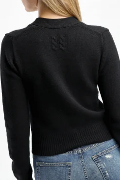 Femme Nili Lotan Cardigan Caldorf En Noir