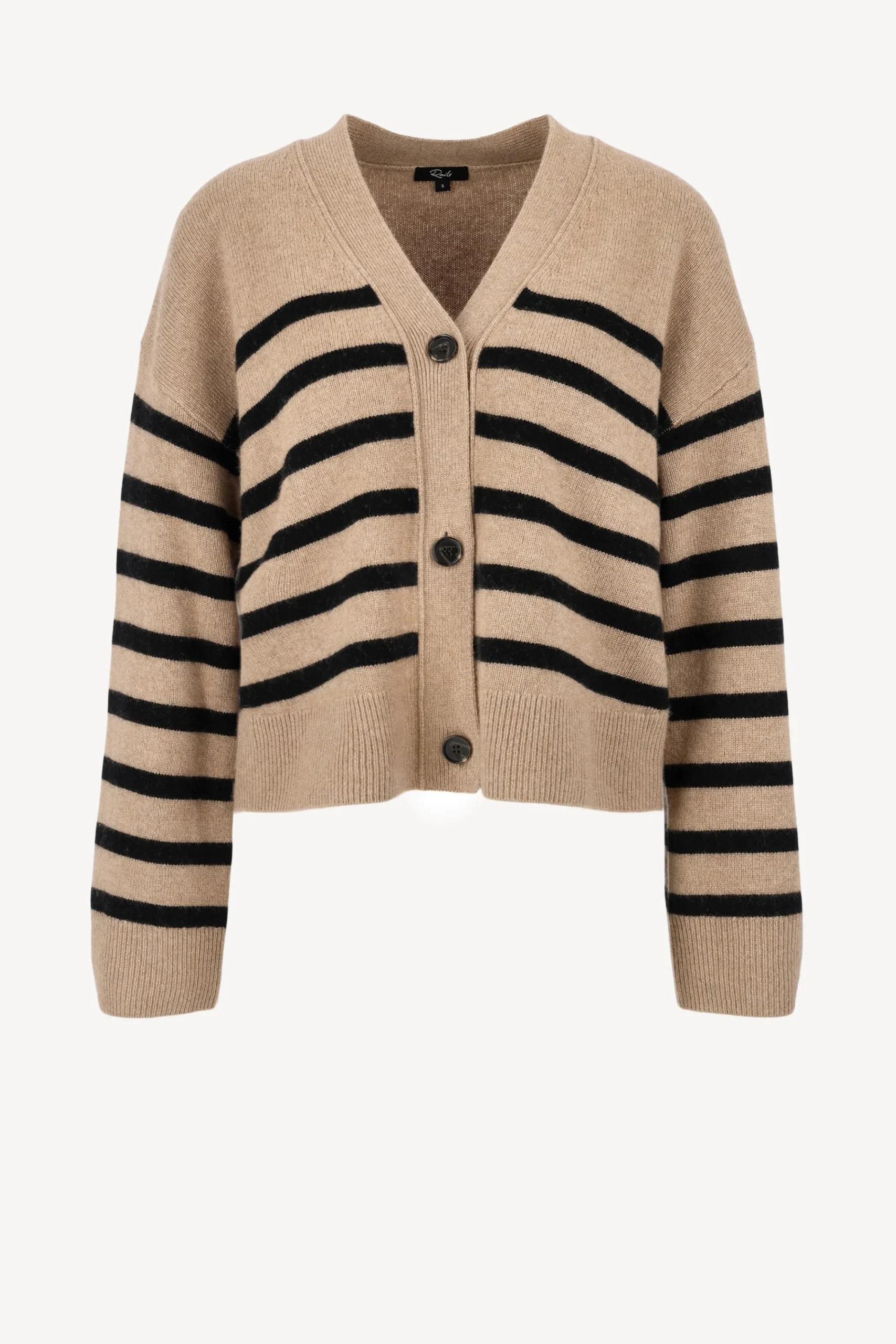 Femme Rails Cardigan Geneva En Camel/Noir