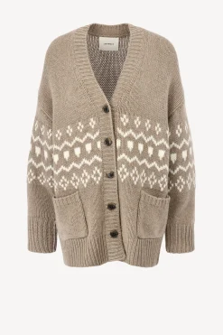 Femme Lisa Yang Cardigan Greyson Dans Mole/Cream