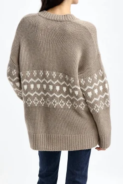 Femme Lisa Yang Cardigan Greyson Dans Mole/Cream