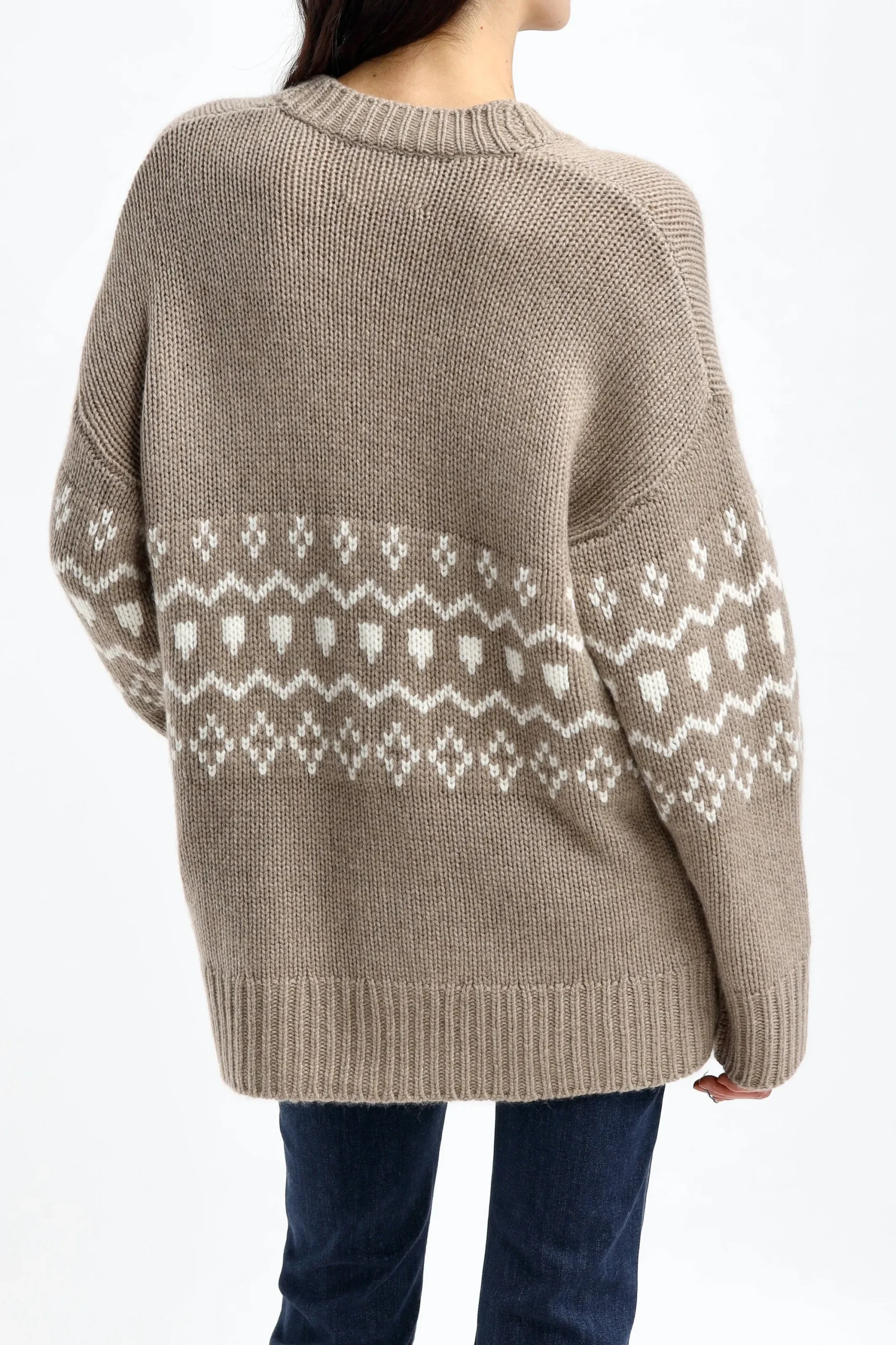 Femme Lisa Yang Cardigan Greyson Dans Mole/Cream