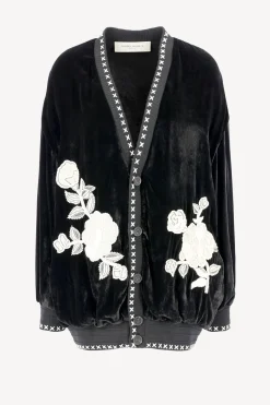 Femme Golden Goose Cardigan Journey Giselle En Noir