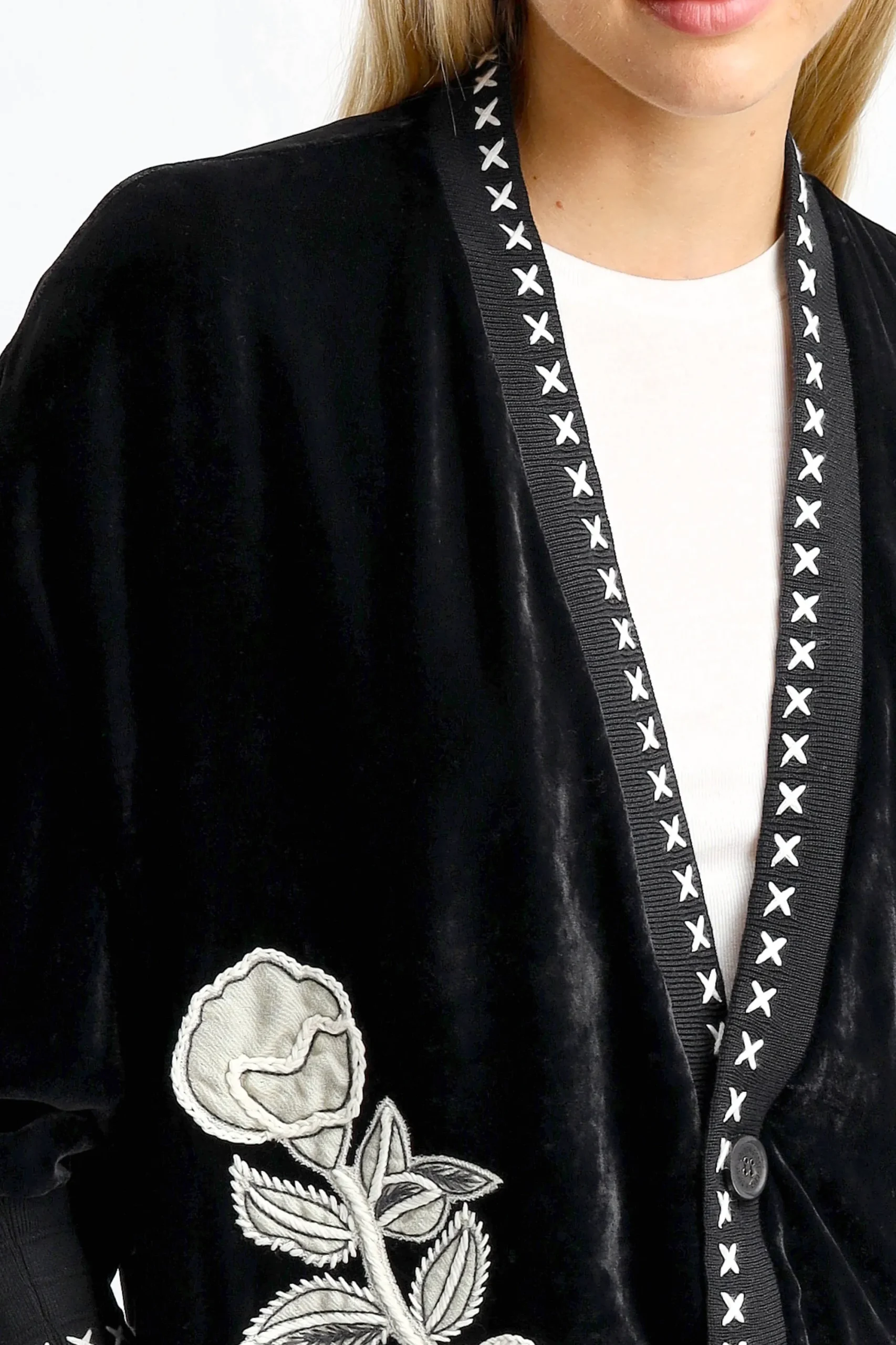 Femme Golden Goose Cardigan Journey Giselle En Noir