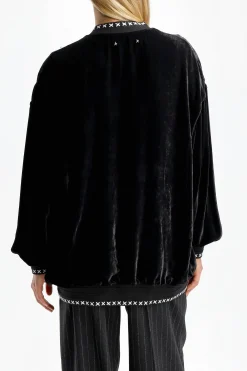 Femme Golden Goose Cardigan Journey Giselle En Noir