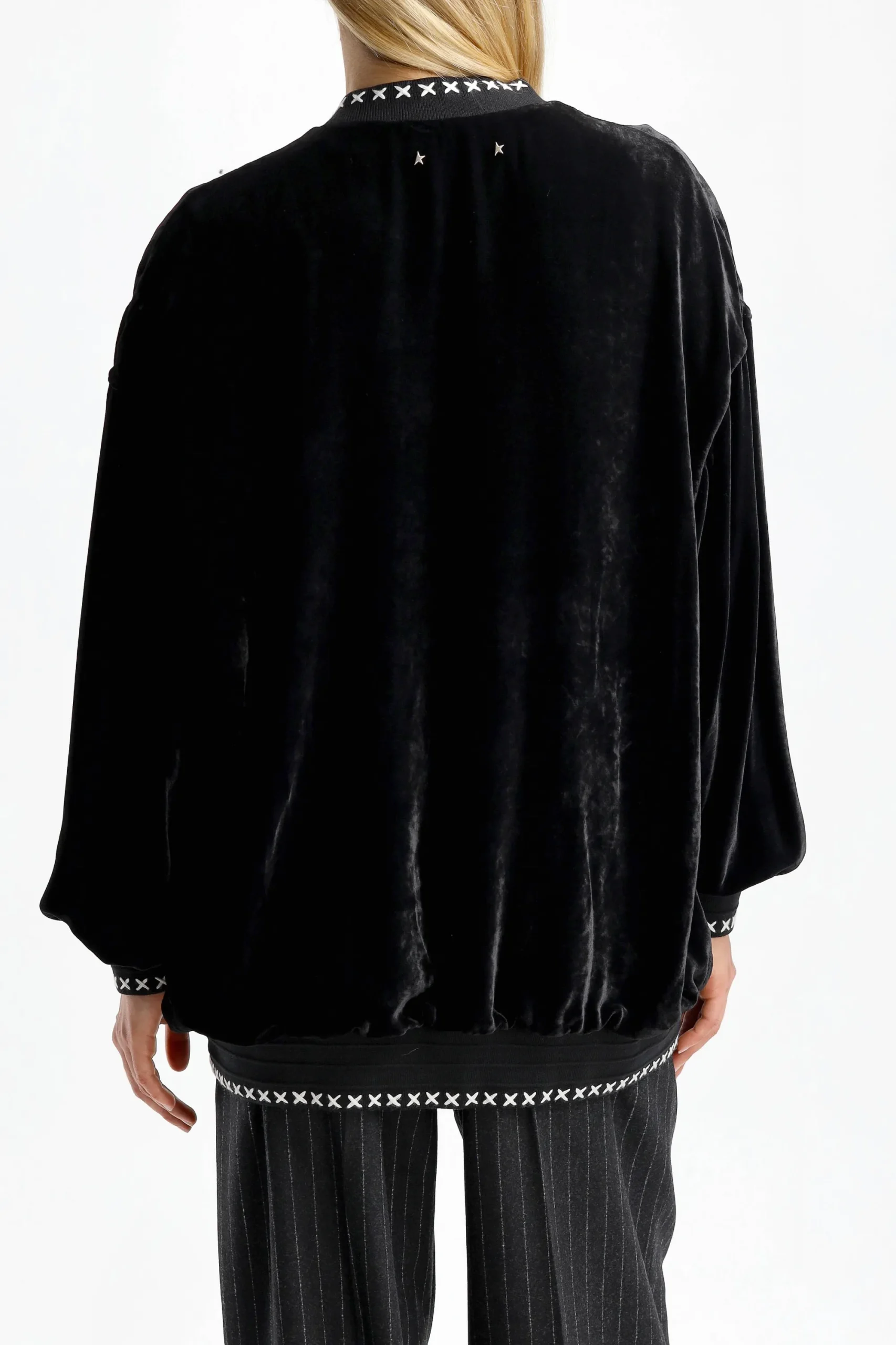 Femme Golden Goose Cardigan Journey Giselle En Noir