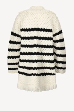 Femme Alanui Cardigan Mariner En Noir/Chalc