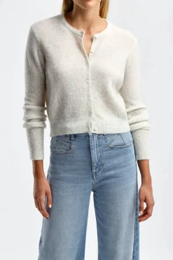 Femme American Vintage Cardigan Razpark En Ecru