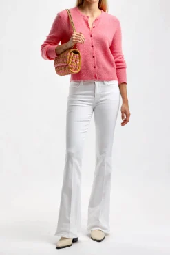 Femme American Vintage Cardigan Razpark En Rose Bonbon