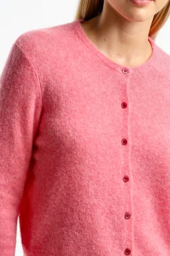 Femme American Vintage Cardigan Razpark En Rose Bonbon