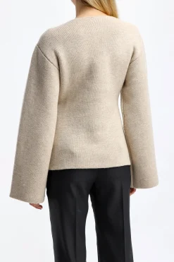 Femme by Malene Birger Cardigan Tinley En Beige