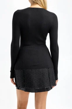 Femme Lanvin Cardigan V Neck En Noir