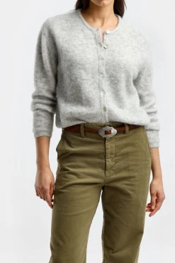 Femme American Vintage Cardigan Vitow En Gris