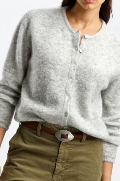 Femme American Vintage Cardigan Vitow En Gris