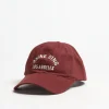 Femme Anine Bing Casquette Jeremy La En Cerise Foncee