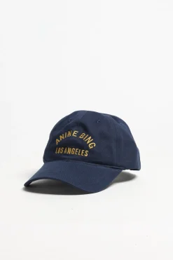 Femme Anine Bing Casquette Jeremy La En Navy
