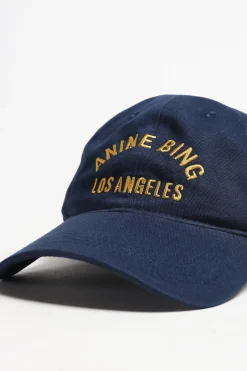 Femme Anine Bing Casquette Jeremy La En Navy