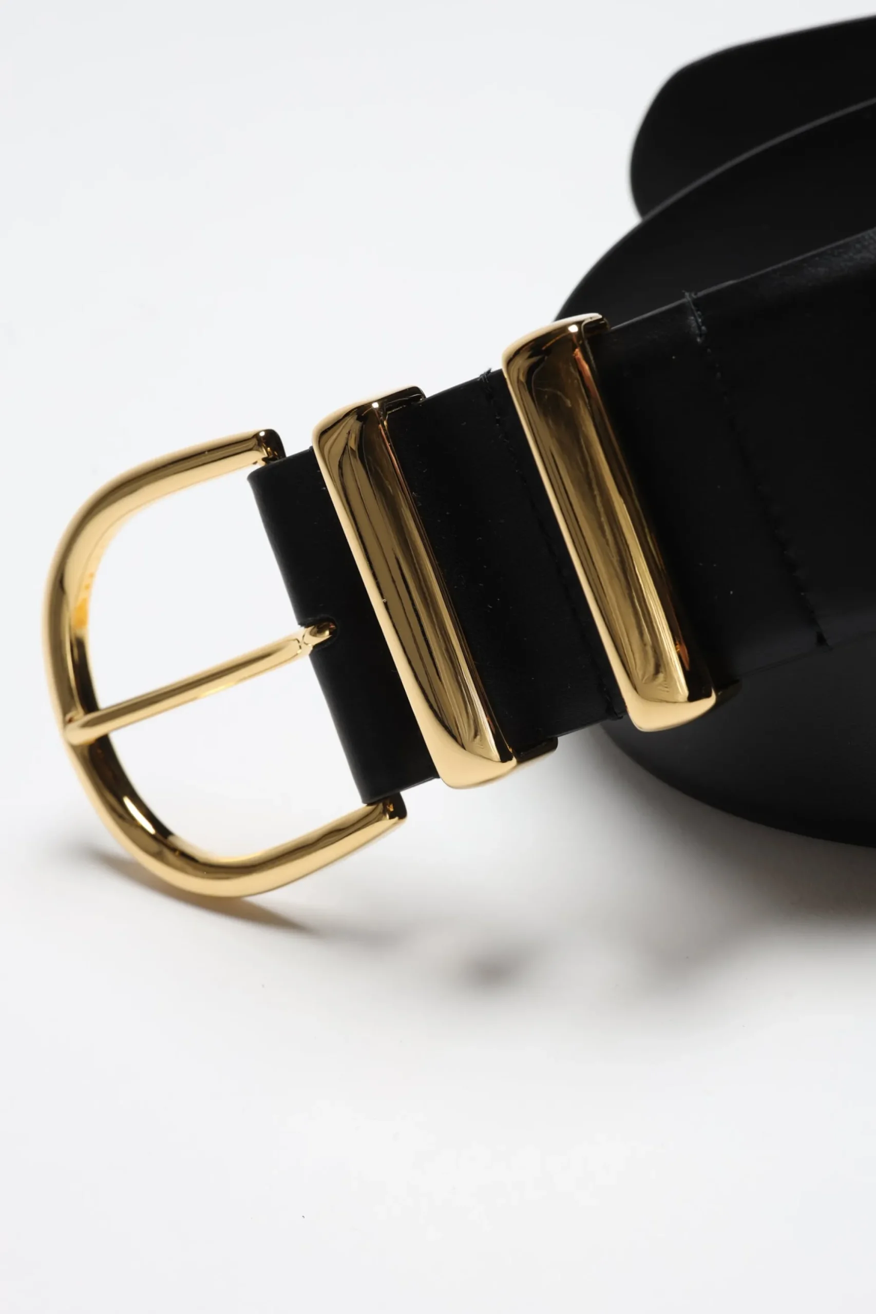 Femme Khaite Ceinture Bella En Noir/Or