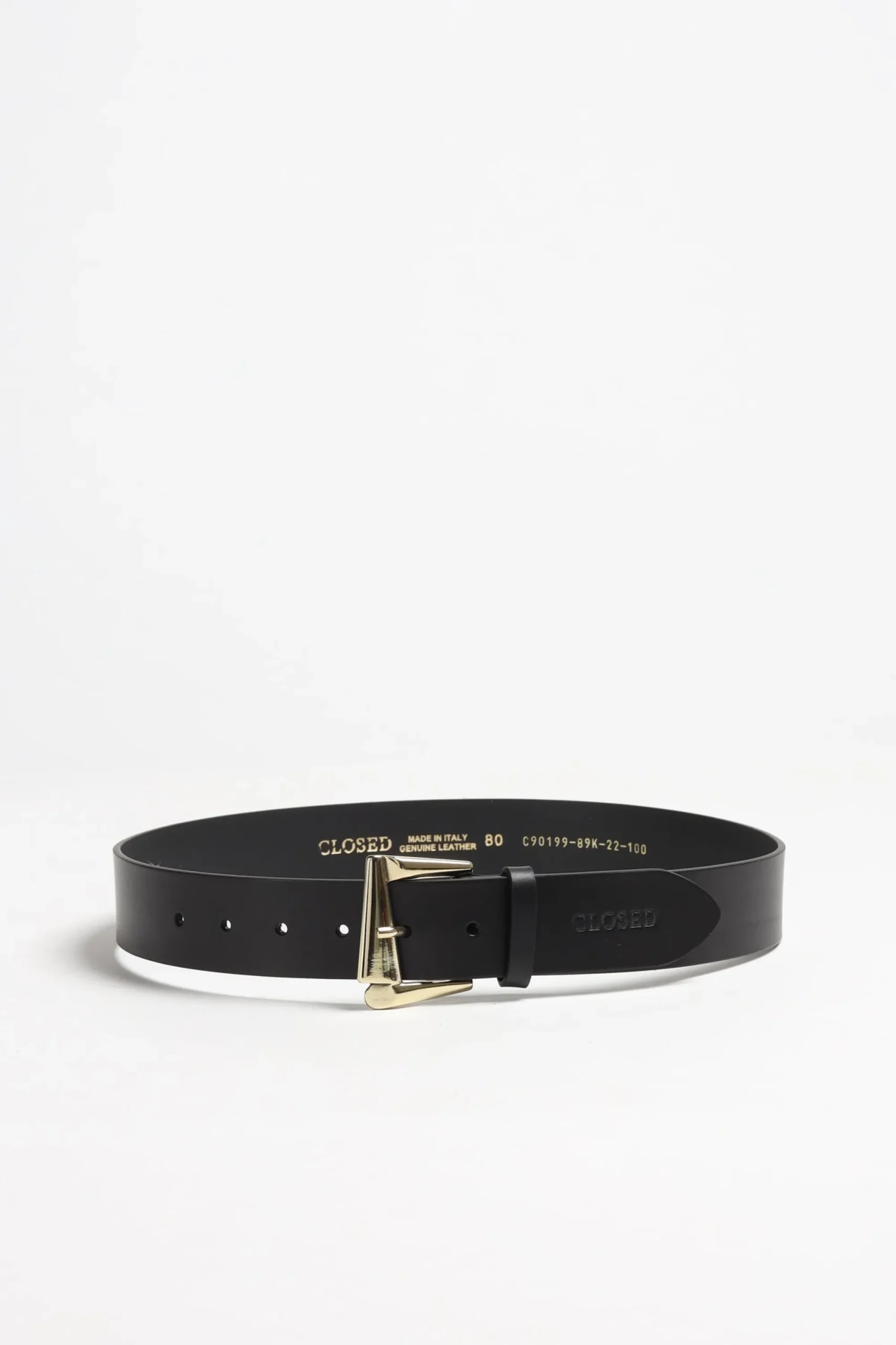 Femme Closed Ceinture En Noir