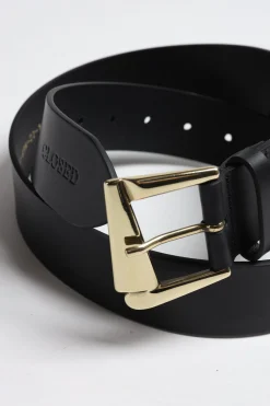 Femme Closed Ceinture En Noir