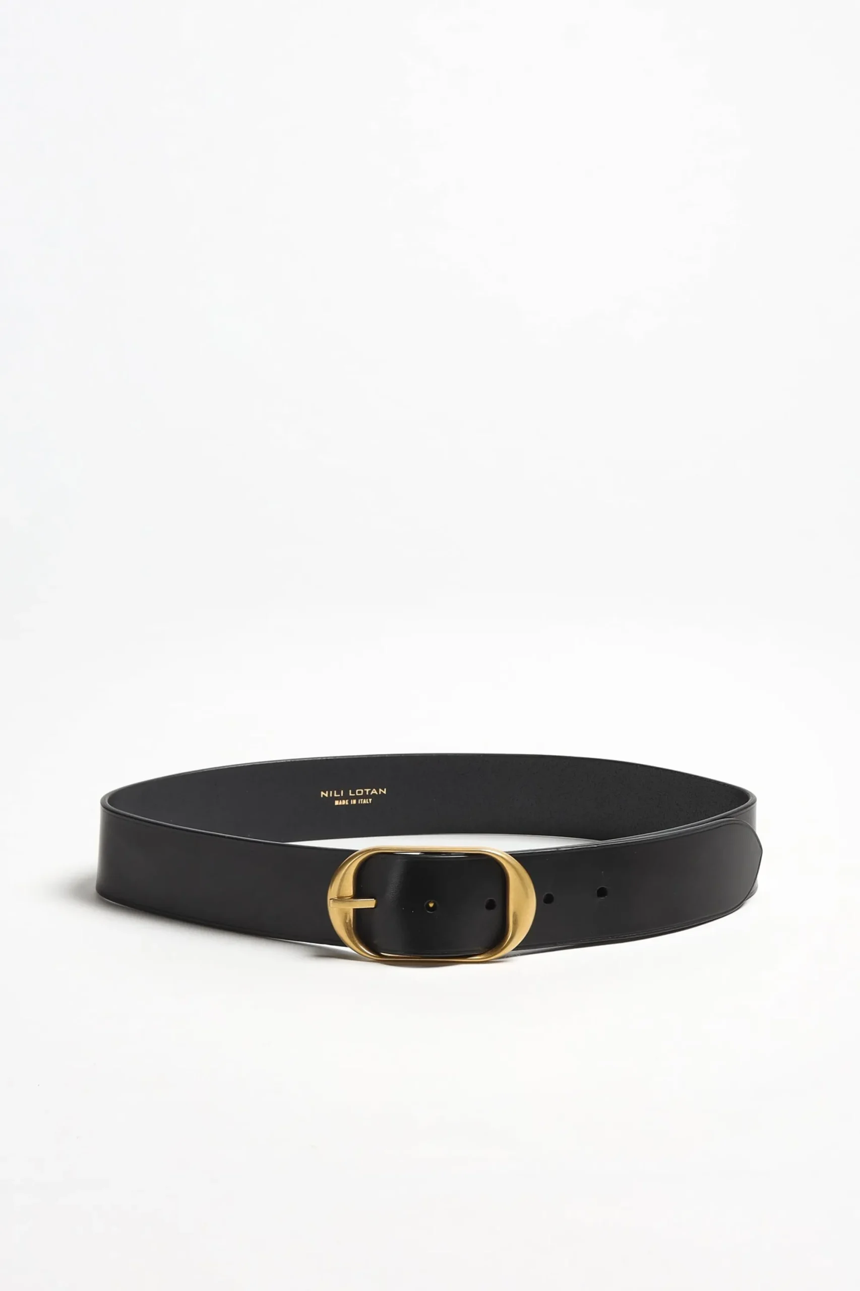 Femme Nili Lotan Ceinture Nili En Noir/Antiquaire