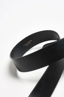 Femme Nili Lotan Ceinture Nili En Noir/Antiquaire