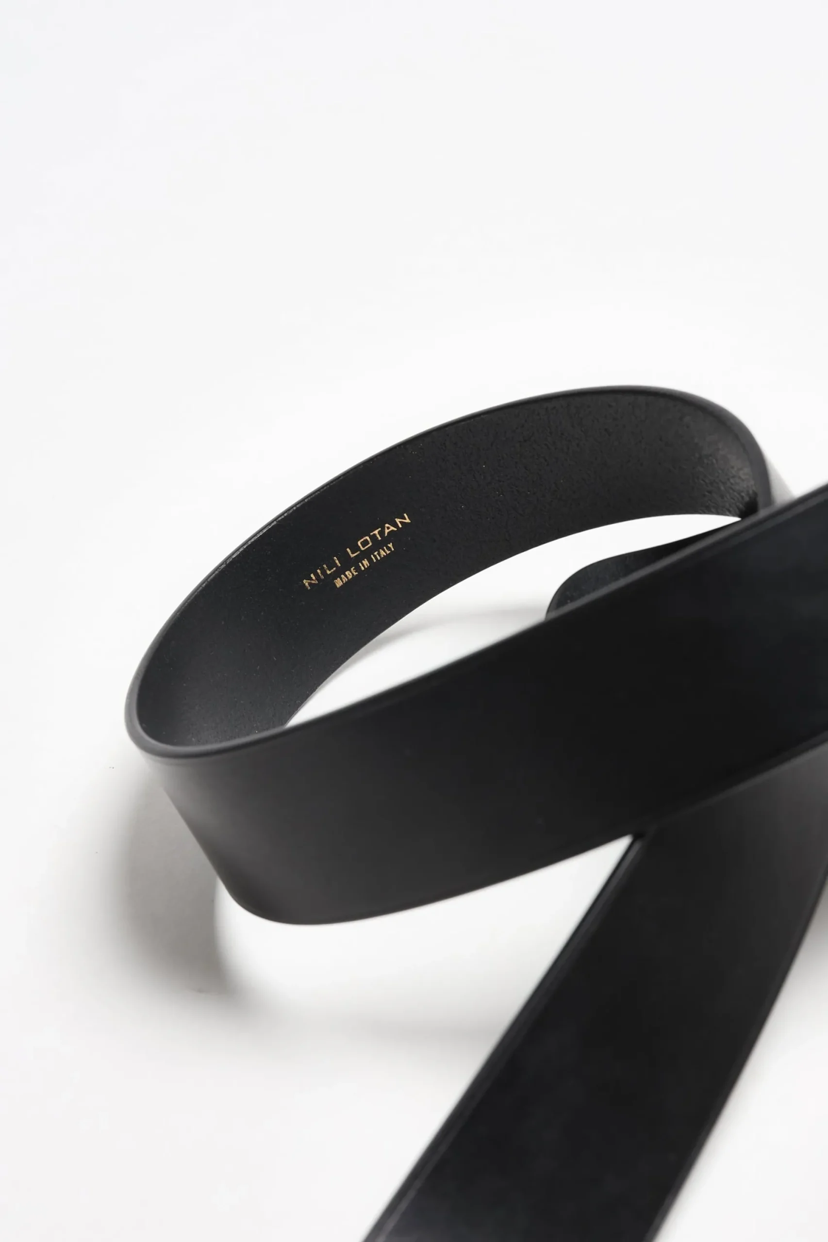 Femme Nili Lotan Ceinture Nili En Noir/Antiquaire