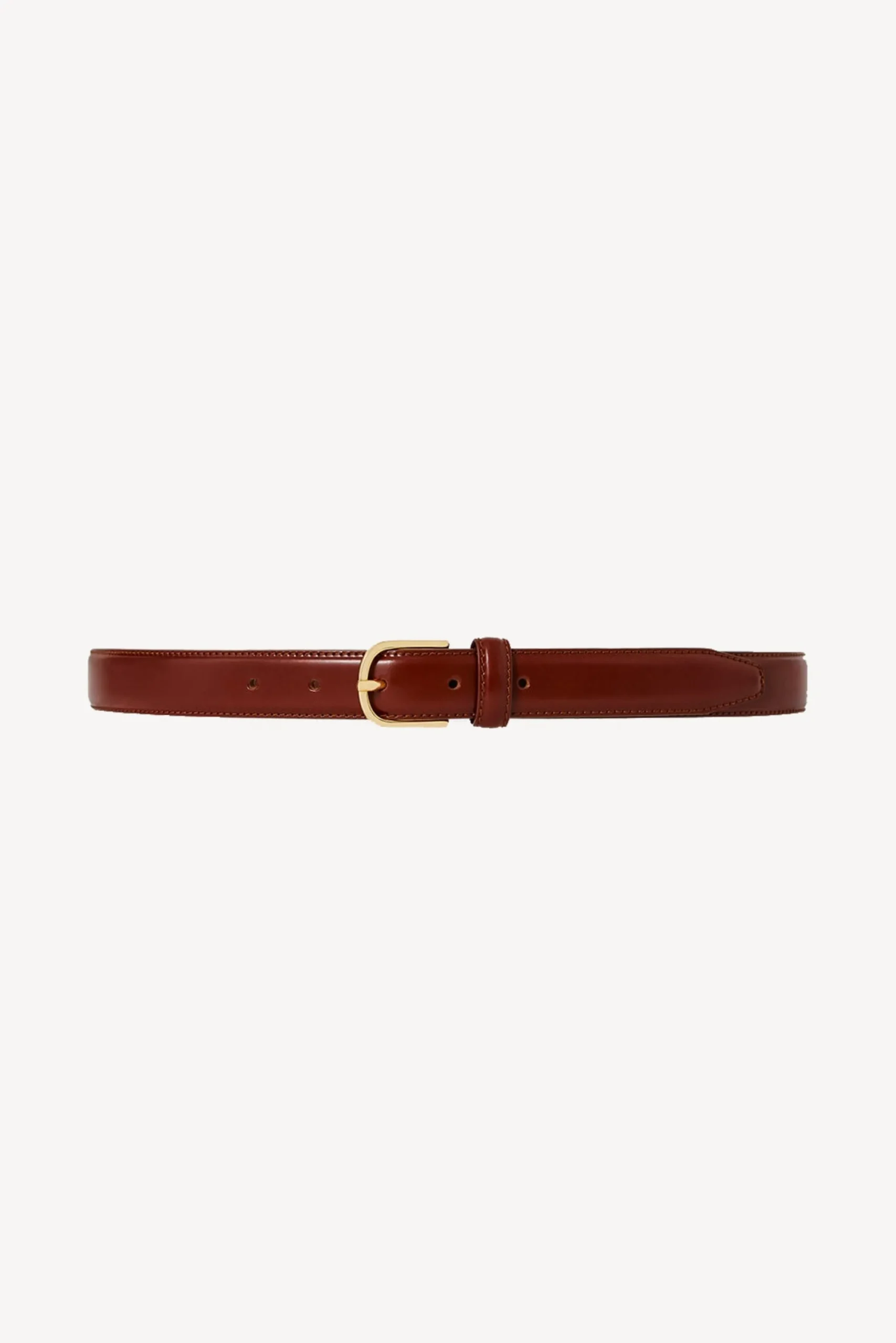 Femme Toteme Ceinture Slim En Cognac