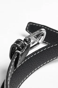 Femme Toteme Ceinture Slim Trouser In Black Grain