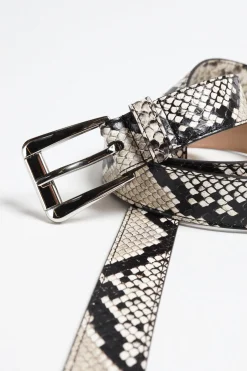 Femme Michael Kors Collection Ceinture Trapeze En Python