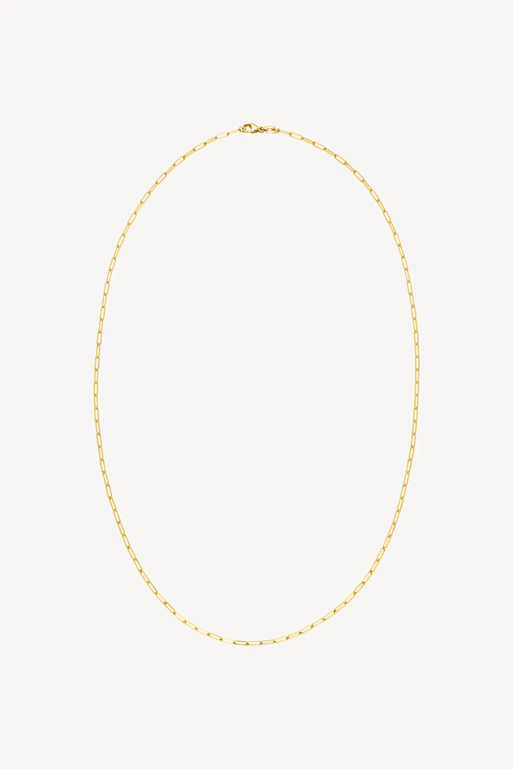 Femme Nina Kastens Jewelry Chaine Thin Paperclip Avec Diamond Tag