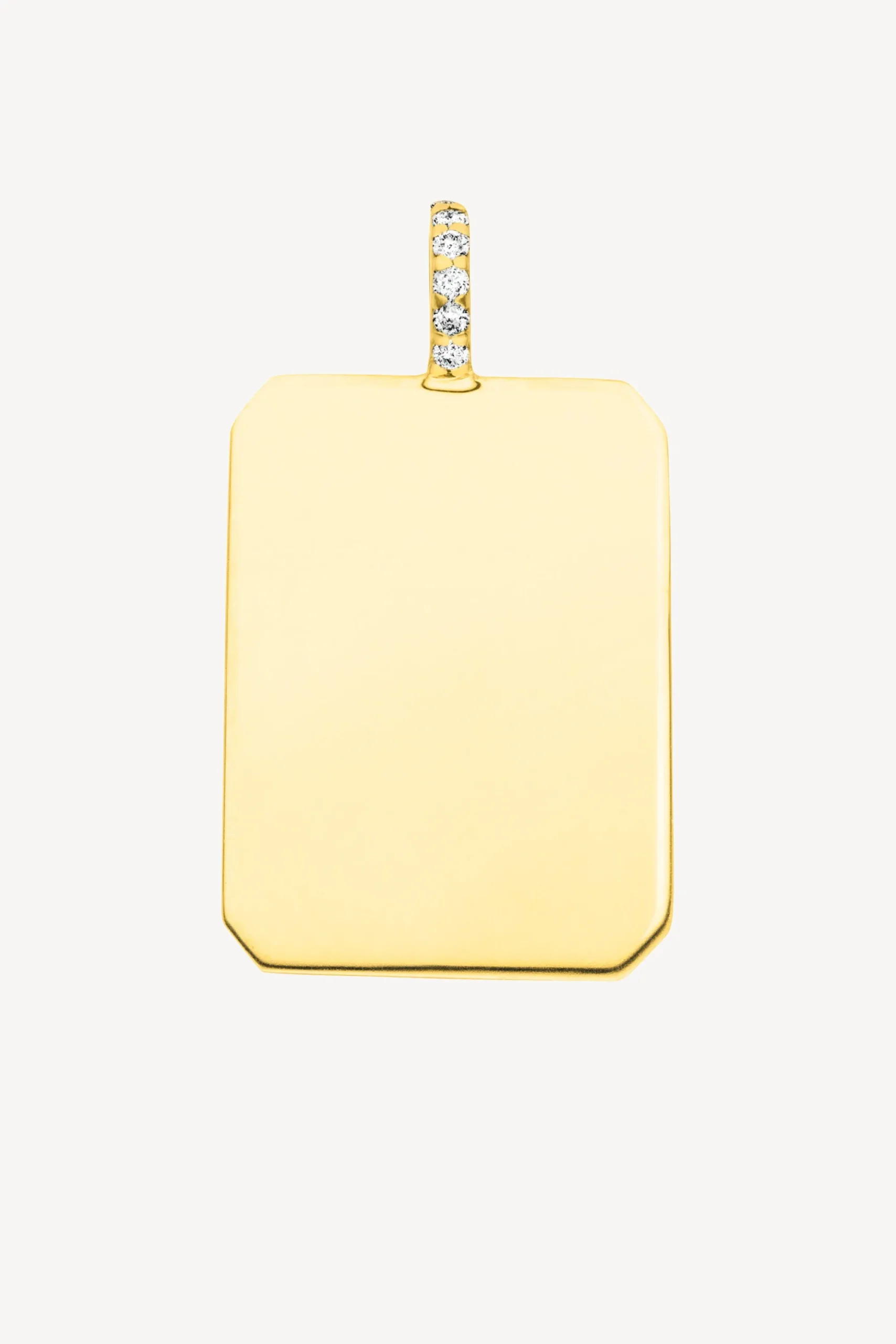 Femme Nina Kastens Jewelry Chaine Thin Paperclip Avec Diamond Tag