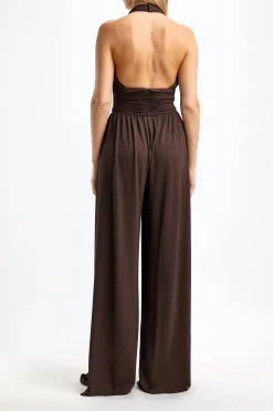 Femme Michael Kors Collection Combinaison En Chocolat