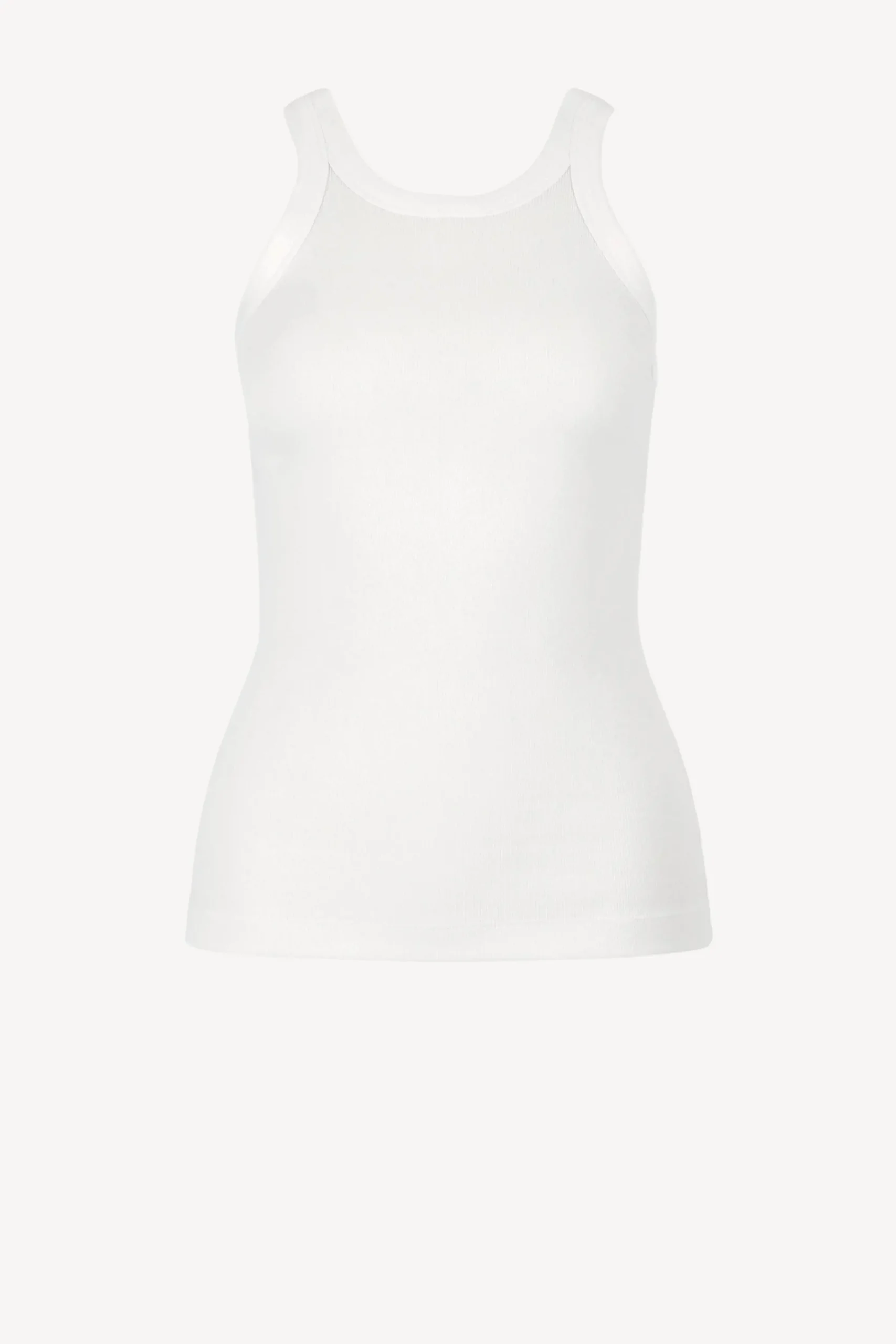 Femme Toteme Debardeur Curved En Blanc