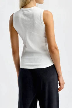 Femme Halfboy Debardeur En Blanc