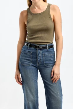 Femme Nili Lotan Debardeur Jennifer En Olive