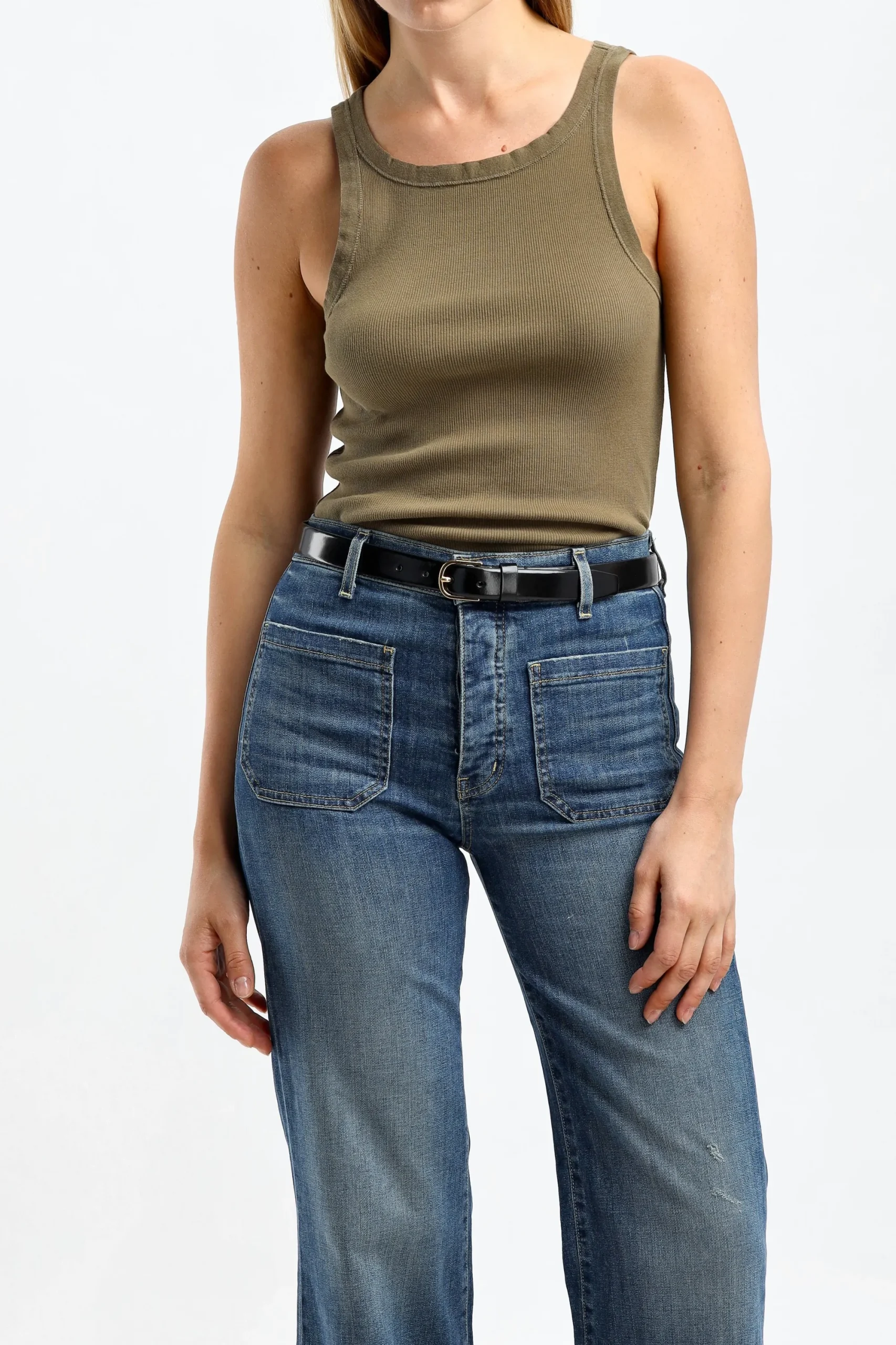 Femme Nili Lotan Debardeur Jennifer En Olive