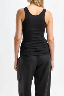 Femme James Perse Debardeur Long En Noir