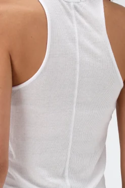 Femme Anthony Thomas Melillo Debardeur Reverse Racer En Blanc